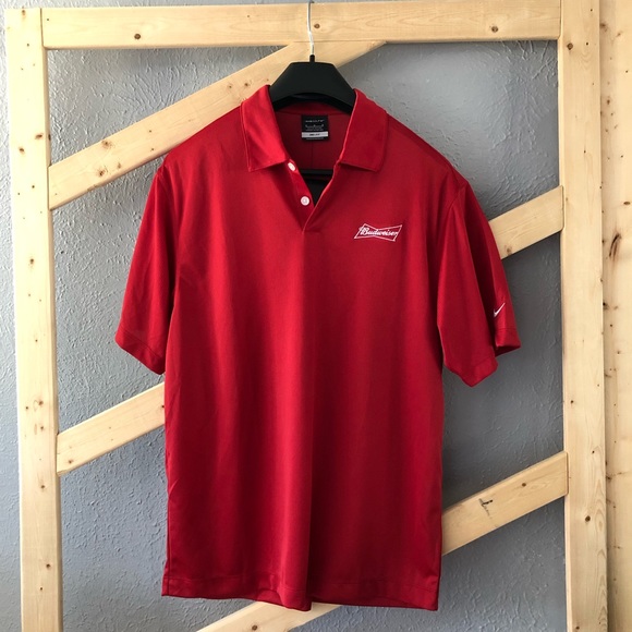 budweiser golf shirt